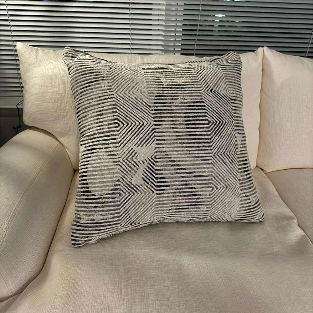 Abstract printed pillow